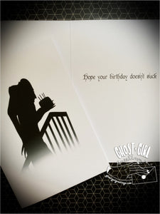 Birthday Cards: Hope your birthday doesn't suck
