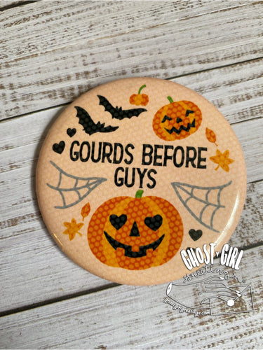 Button: Gourds Before Guys