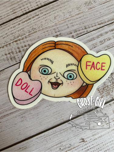 Sticker: Doll Face