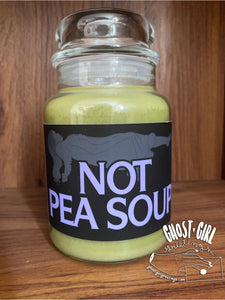SOLD OUT Glass Jar Candle: Not Pea Soup