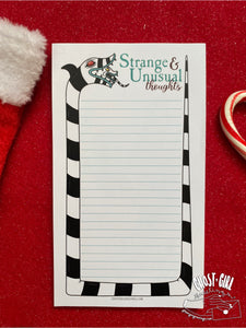 Magnetic Note Pad: Strange and Unusual thoughts