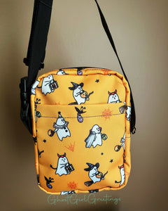 Crossbody Bag in Trick or Treat Ghosts