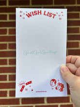 Load image into Gallery viewer, Magnetic Note Pad: Wish List