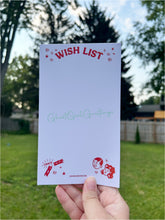 Load image into Gallery viewer, Magnetic Note Pad: Wish List