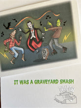 Load image into Gallery viewer, Halloween Greeting Card: Graveyard Smash