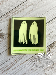 Sticker: Glow in the dark sheet ghost