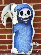 Load image into Gallery viewer, PRE ORDER Shaped Pillow- Grim Reaper