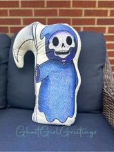 Load image into Gallery viewer, PRE ORDER Shaped Pillow- Grim Reaper