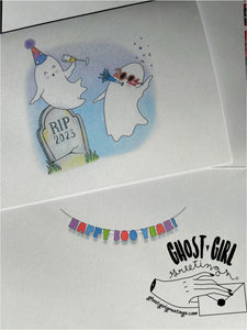Holiday Greeting Card: Happy Boo Year