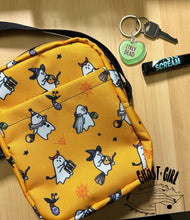 Load image into Gallery viewer, Crossbody Bag in Trick or Treat Ghosts