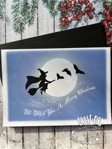 Holiday Card: Witch you a merry christmas