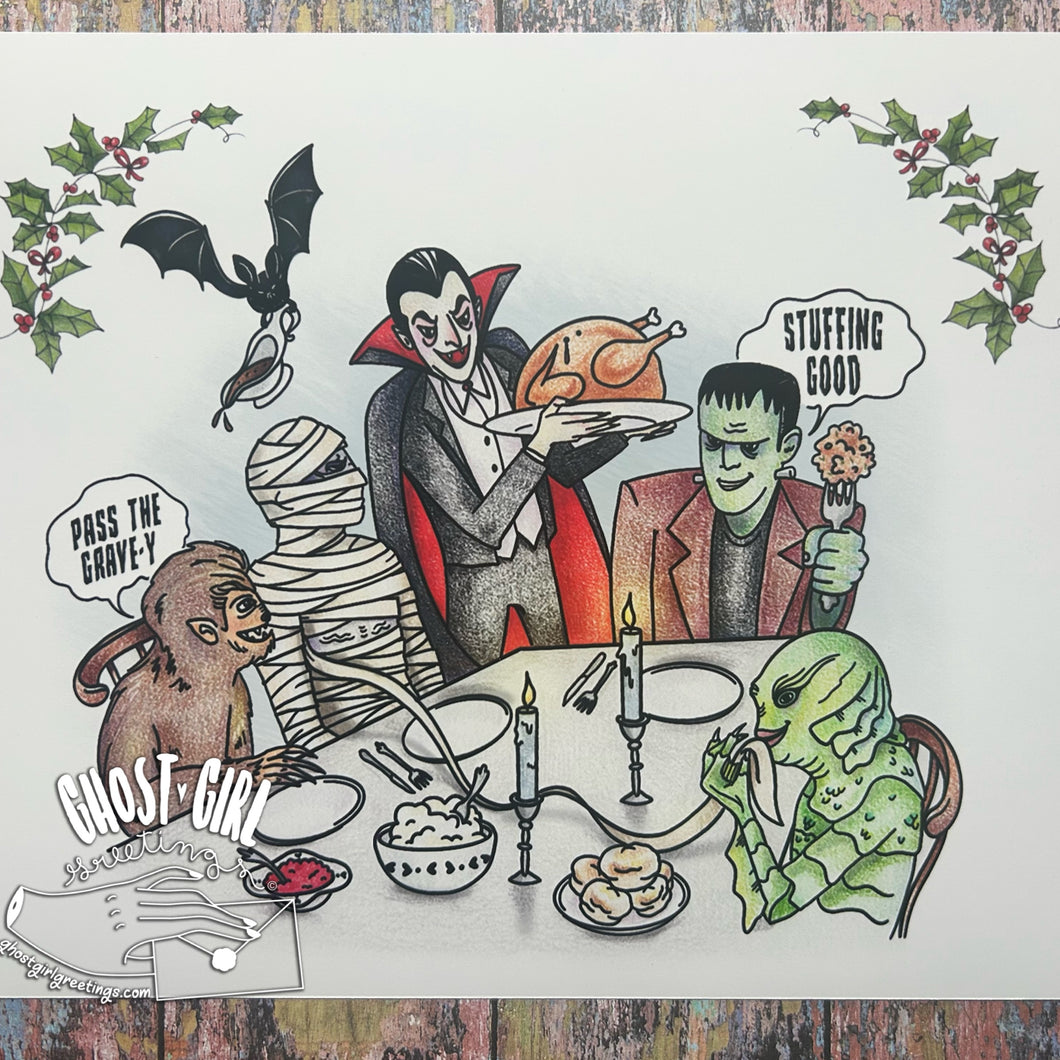 Print: Monster Holiday