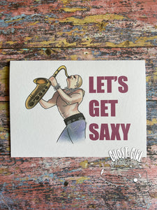 Any Occasion Card: Let's Get Saxy