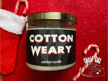Load image into Gallery viewer, 3 Wick Candle: Cotton Weary