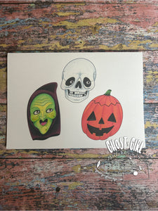 Halloween greeting card: Days Til Halloween