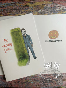 Greeting card: Be Seeing you