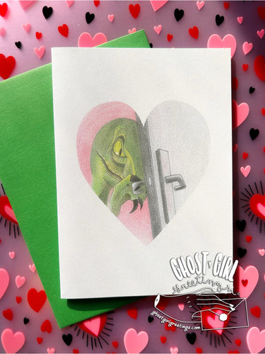 Love and Friendship Cards: Let my love open the door