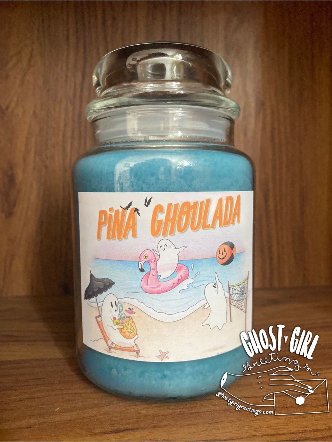 Glass Jar Candle: Pina Ghoulada