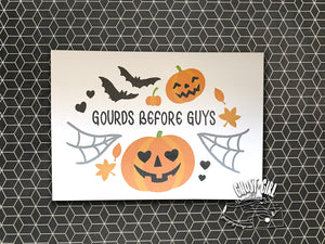 All occasions card: Gourds Before Guys