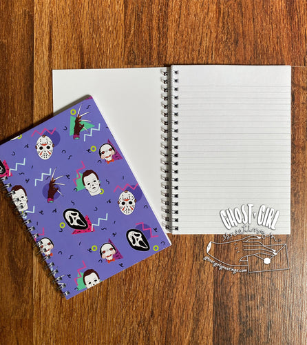 Horror themed stationery- spiral notebook