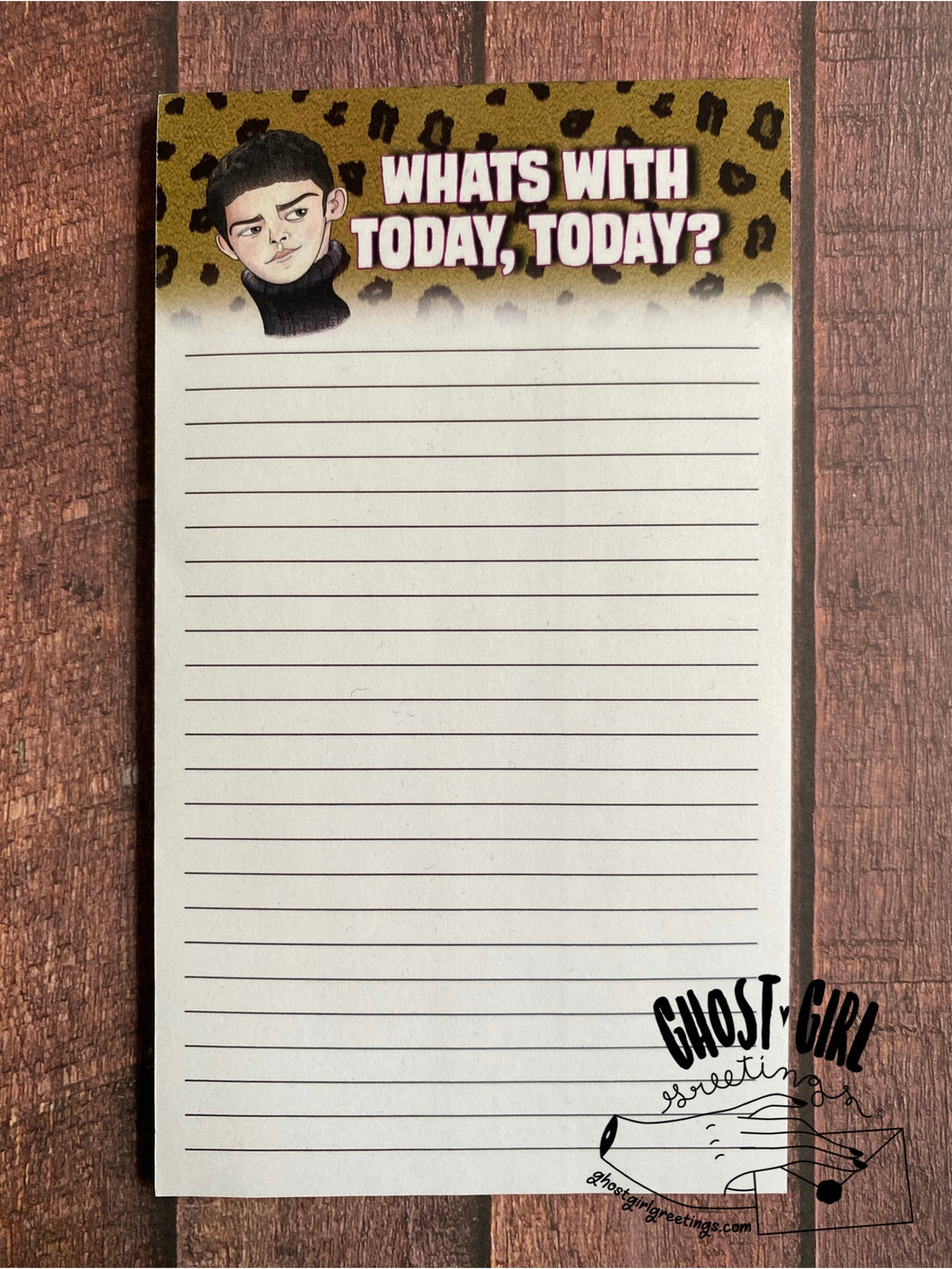 Magnetic Note Pad: Whats with today, today?