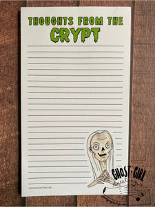 Note Pad: Thoughts from the Crypt
