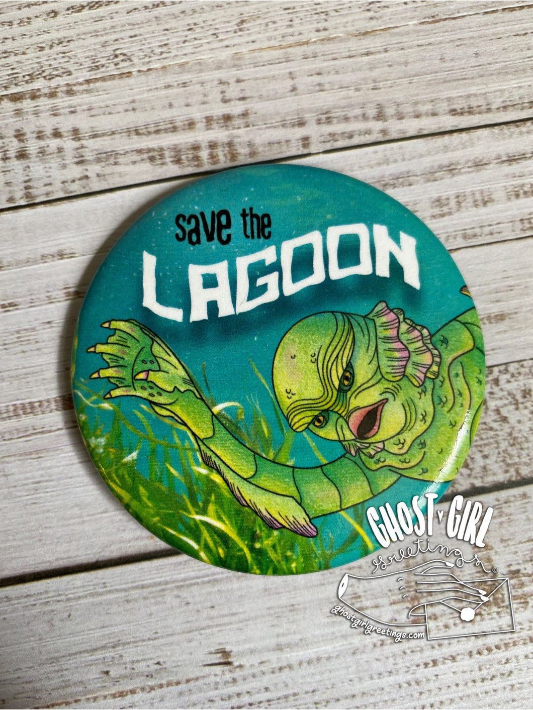 Button: Save The Lagoon