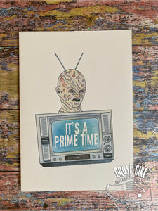 Birthday card: Prime Time to Celebrate Ghost Girl Greetings Birthday card: Prime Time to Celebrate Ghost Girl Greetings
