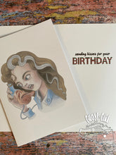 Load image into Gallery viewer, Birthday Card: Sending Kisses