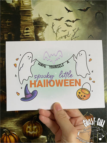 Halloween Greeting Card: Spooky Little Halloween