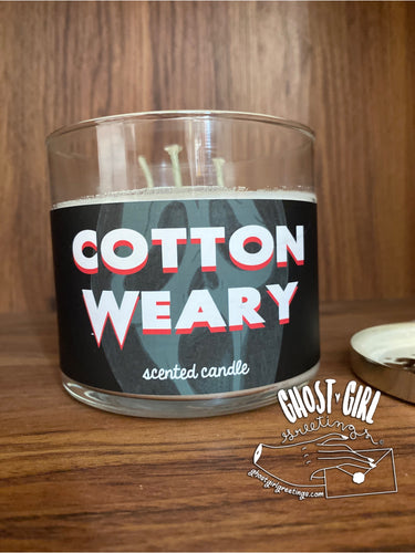 3 Wick Candle: Cotton Weary