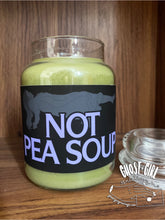 Load image into Gallery viewer, Glass Jar Candle: Not Pea Soup