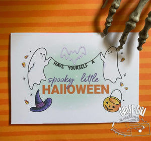 Halloween Greeting Card: Spooky Little Halloween
