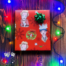 Load image into Gallery viewer, Gift Wrap Sheet- Christmas Bandits
