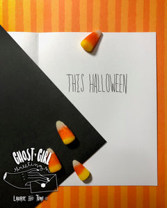 Halloween Greeting card: Get your Ghost