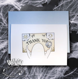 Thank you cards: Thank You Ghost Greeting Card